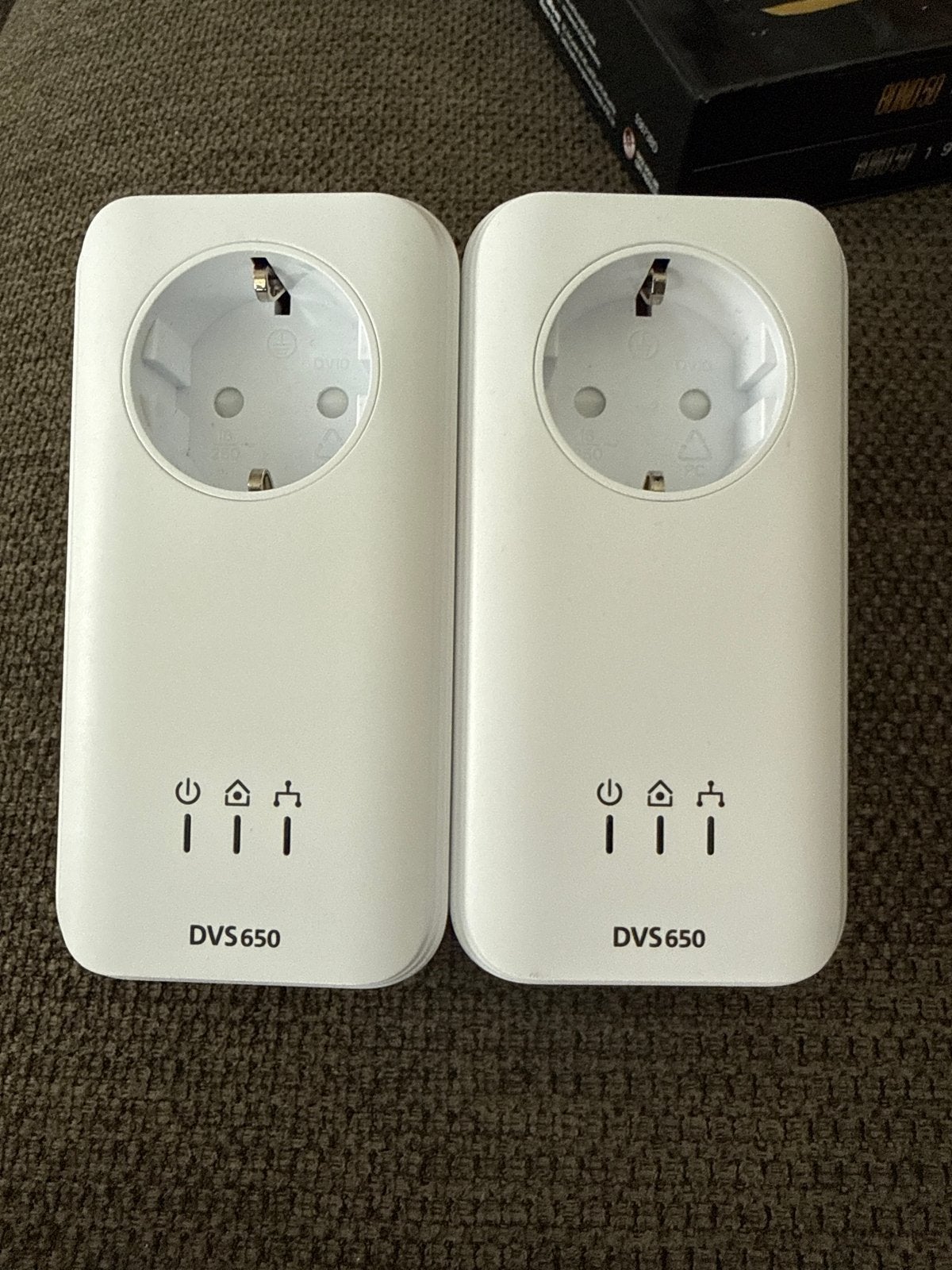 Devolo DVS 650 Powerline Adapters (2 stuks), Ophalen of Verzenden, Zo goed als nieuw