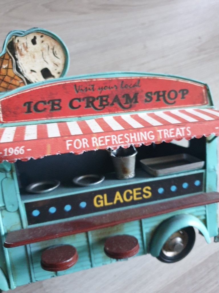 metaal citroen h hy bus ice truck blauw nieuw, Ophalen of Verzenden, Nieuw