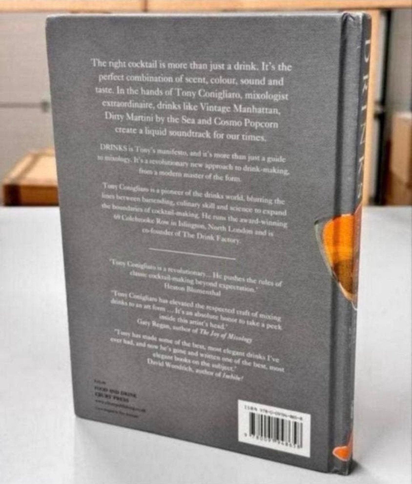 Tony Conigliaro - Drinks cocktail cocktails maken Hardcover, Ophalen of Verzenden, Nieuw