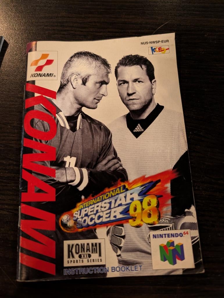 International Superstar Soccer '98 handleiding, Ophalen, Gebruikt, Sport, Vanaf 3 jaar