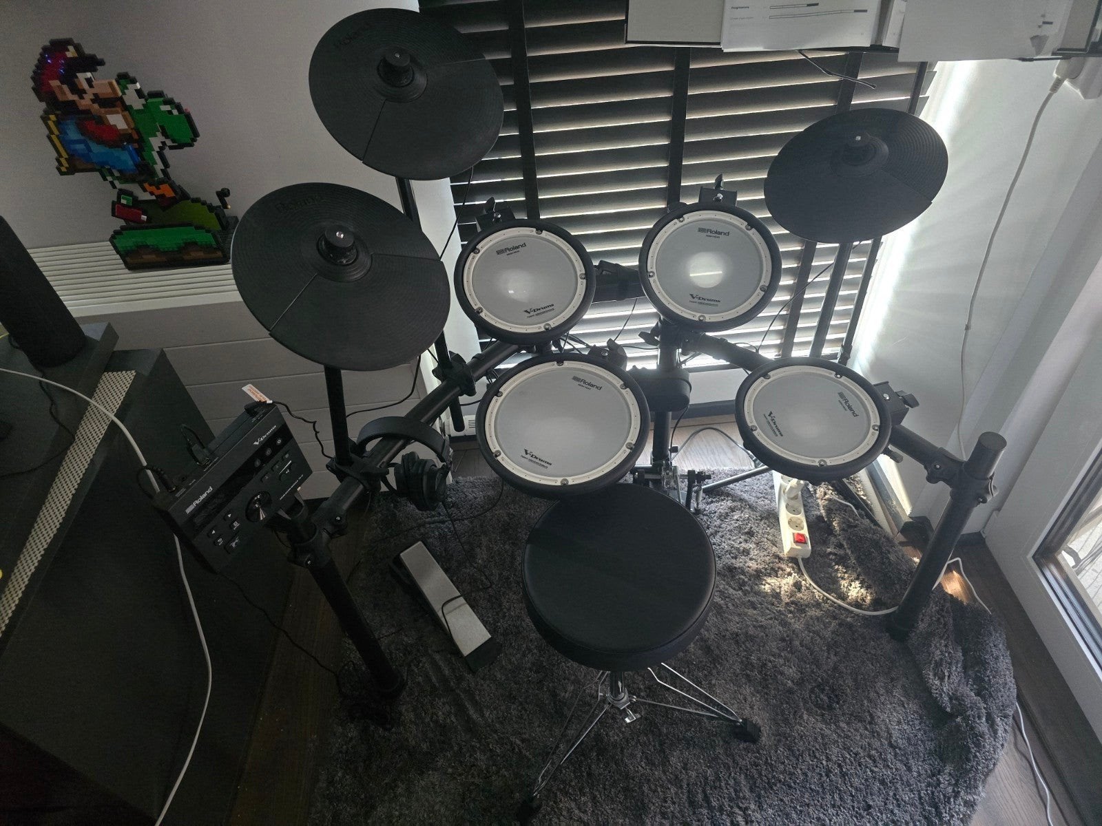 Roland TD-07DMK V-Drum Set Bundle, Ophalen, Zo goed als nieuw, Roland, Elektronisch