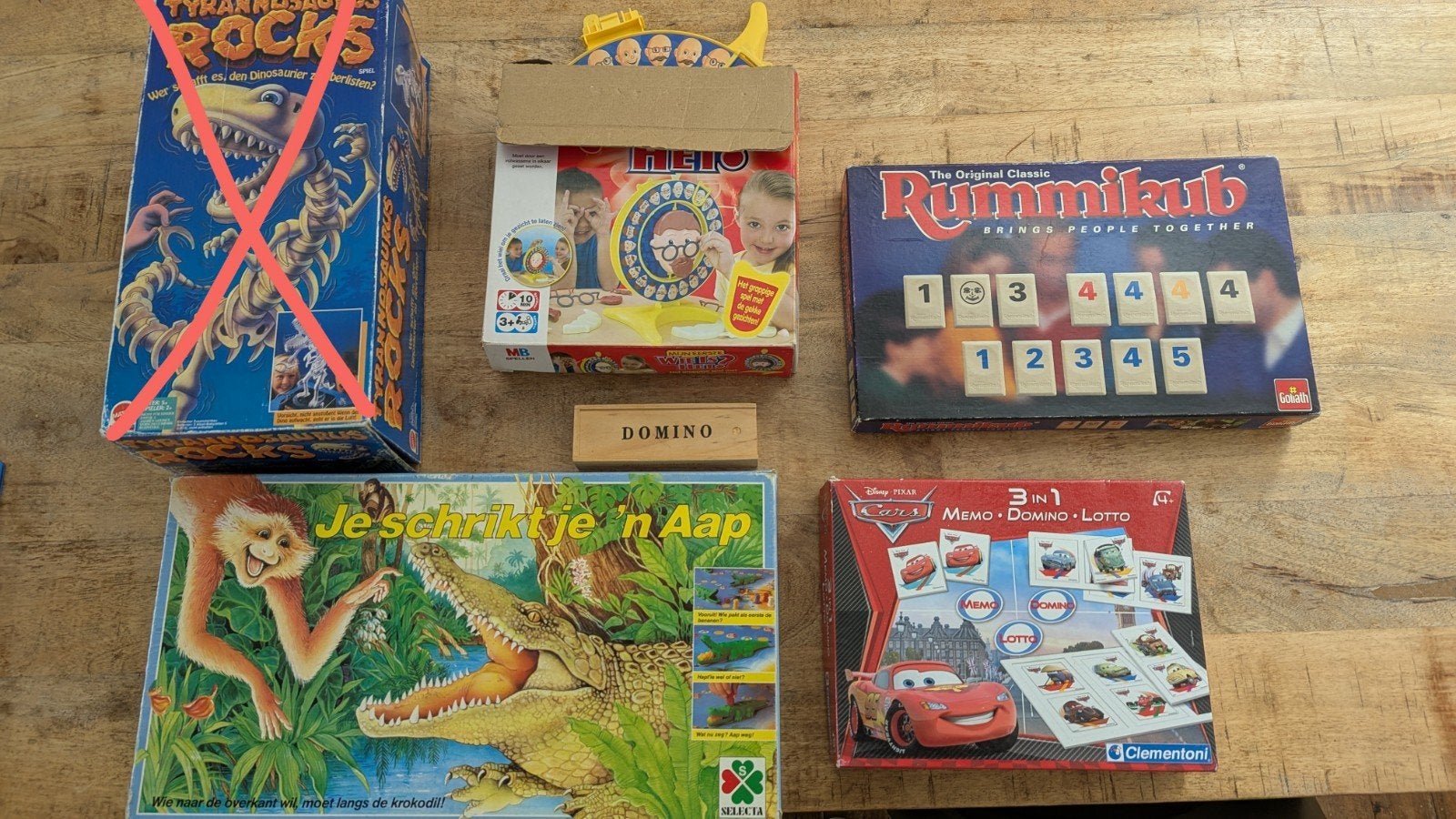 GRATIS Diverse spelletjes, Drie of vier spelers, Ophalen, Gebruikt