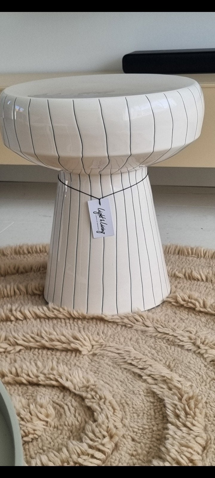 Nieuwe Dakwa bijzettafel Light&living te koop, Huis en Inrichting, Minder dan 55 cm, Rond, Nieuw, Ophalen
