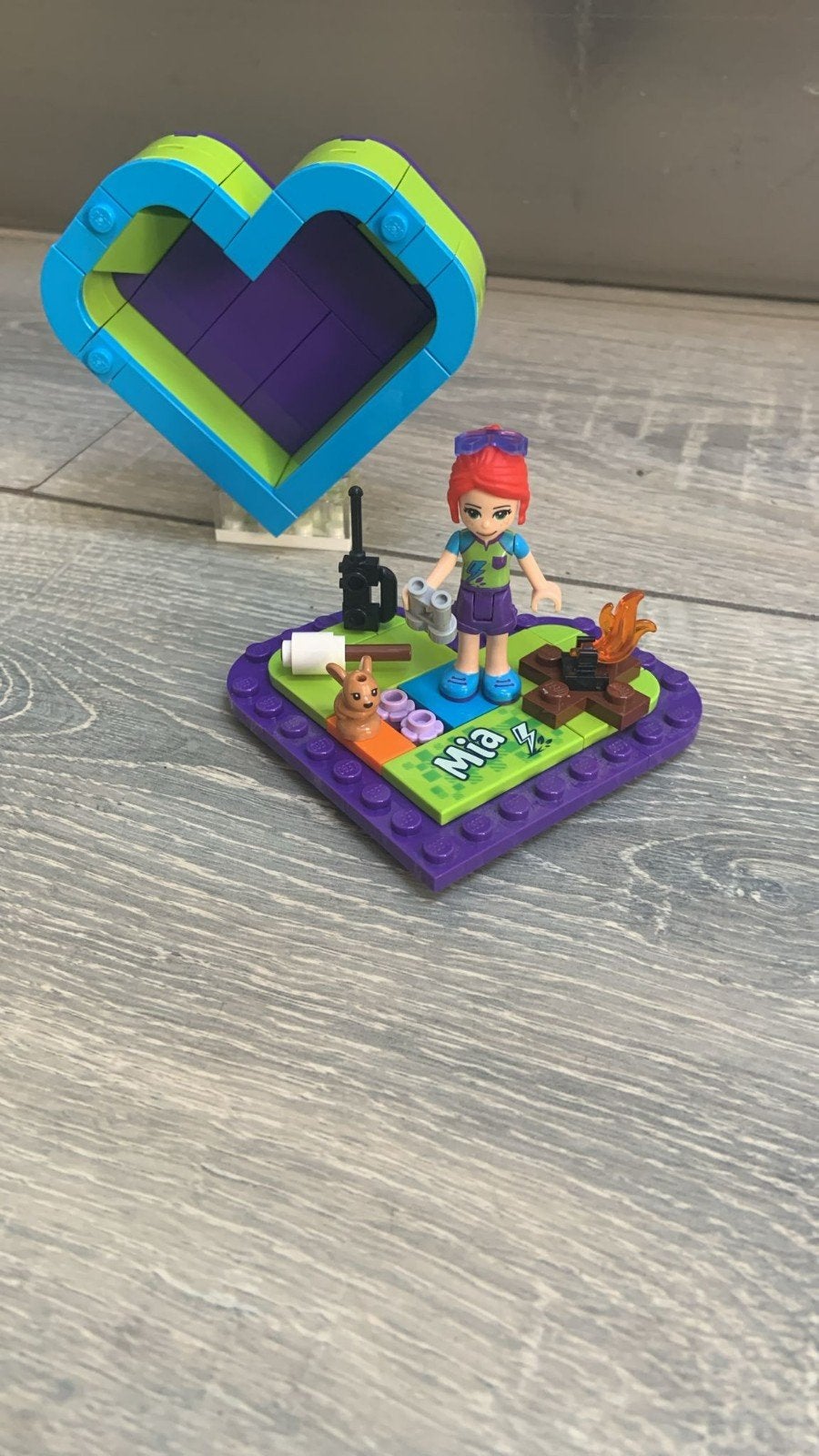 Lego friends - Mia's hartvormige doos - 41358, Compleet, Lego, Friends, Ophalen of Verzenden