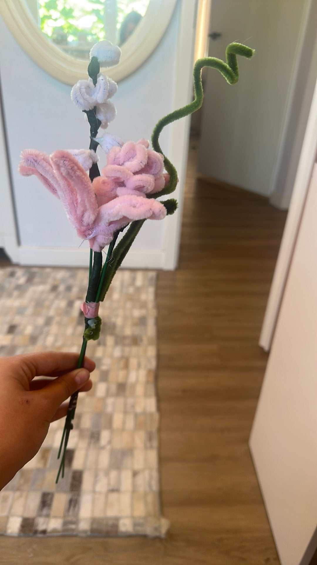 Nep bloemen, Huis en Inrichting, Binnen, Overige typen, Roze, Overige materialen