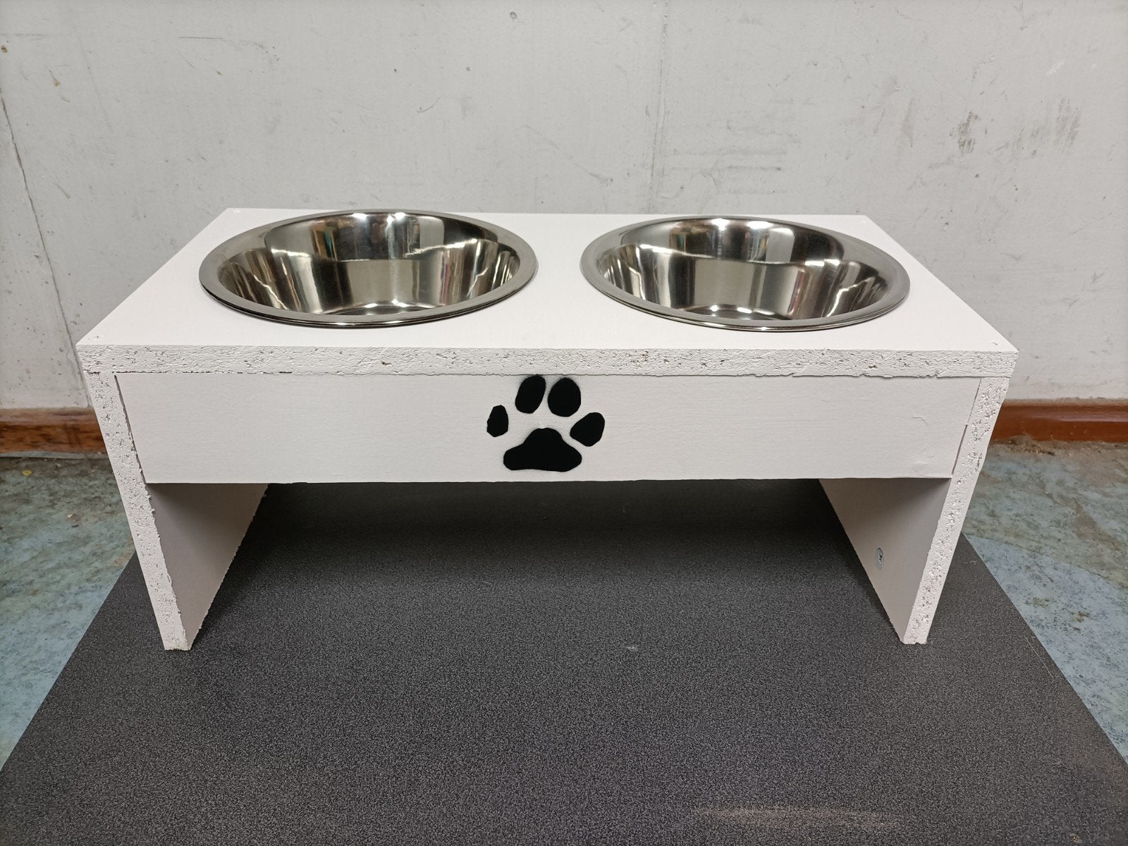 voerbak verhoogd voor hond, Ophalen