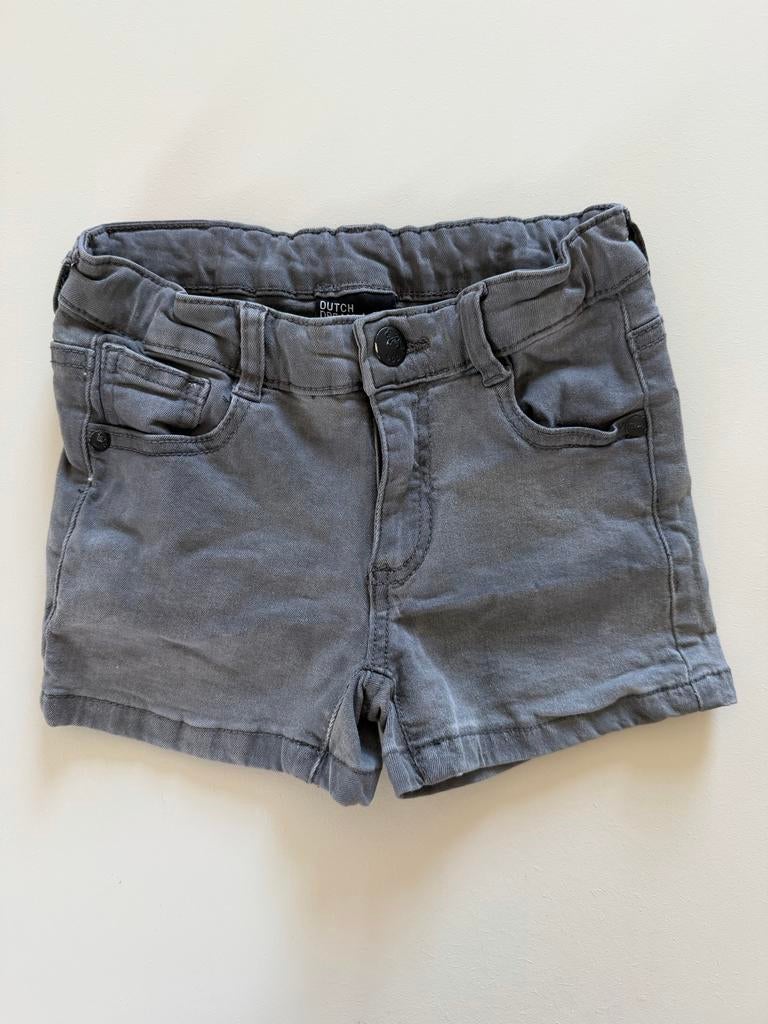 Dutch Dream Denim korte broek grijs maat 140 meisjes, Ophalen of Verzenden, Gebruikt, Meisje, Broek