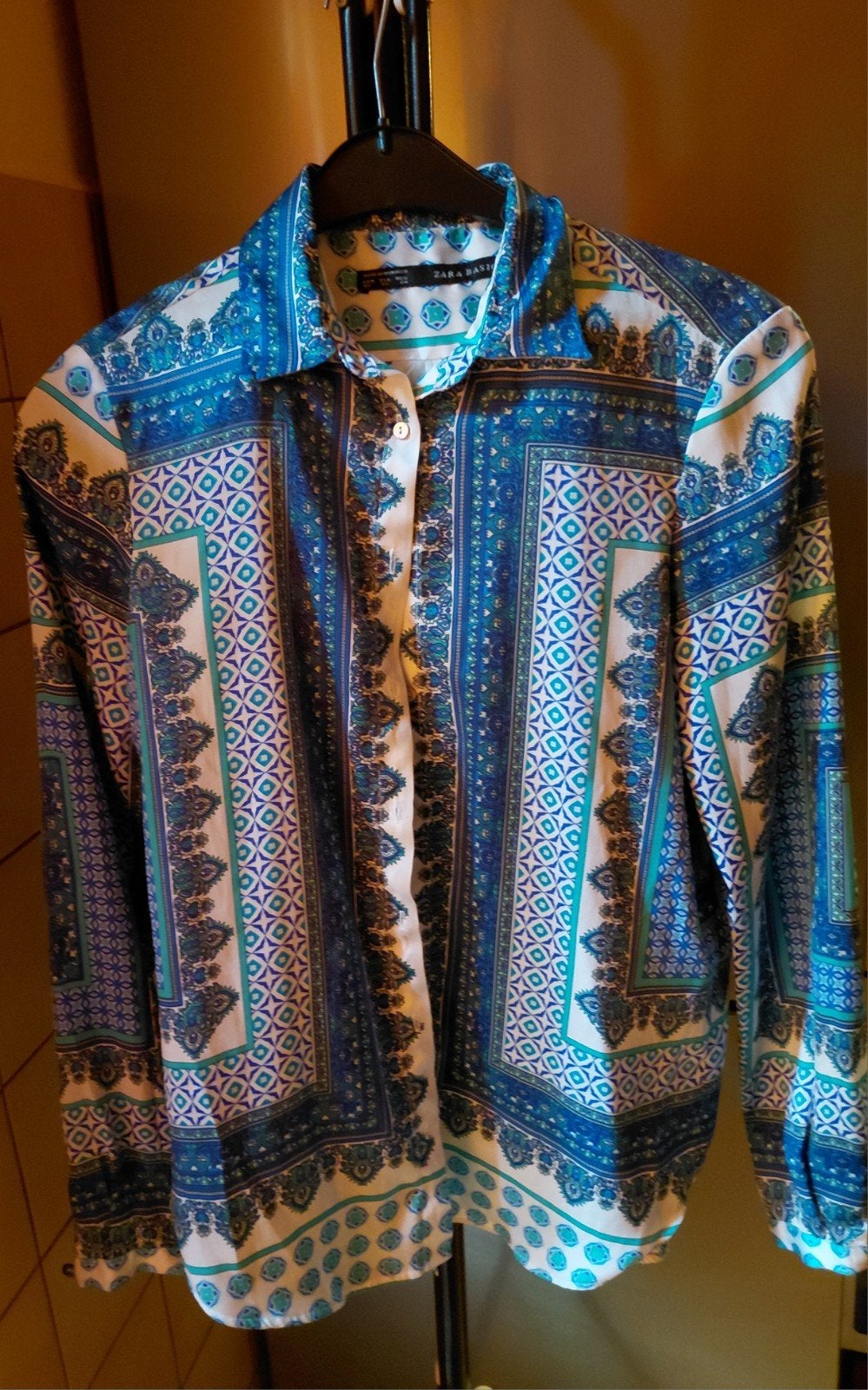 Aparte blouse met print, Kleding | Dames, Verzenden, Nieuw, Maat 34 (XS) of kleiner, Meerkleurig