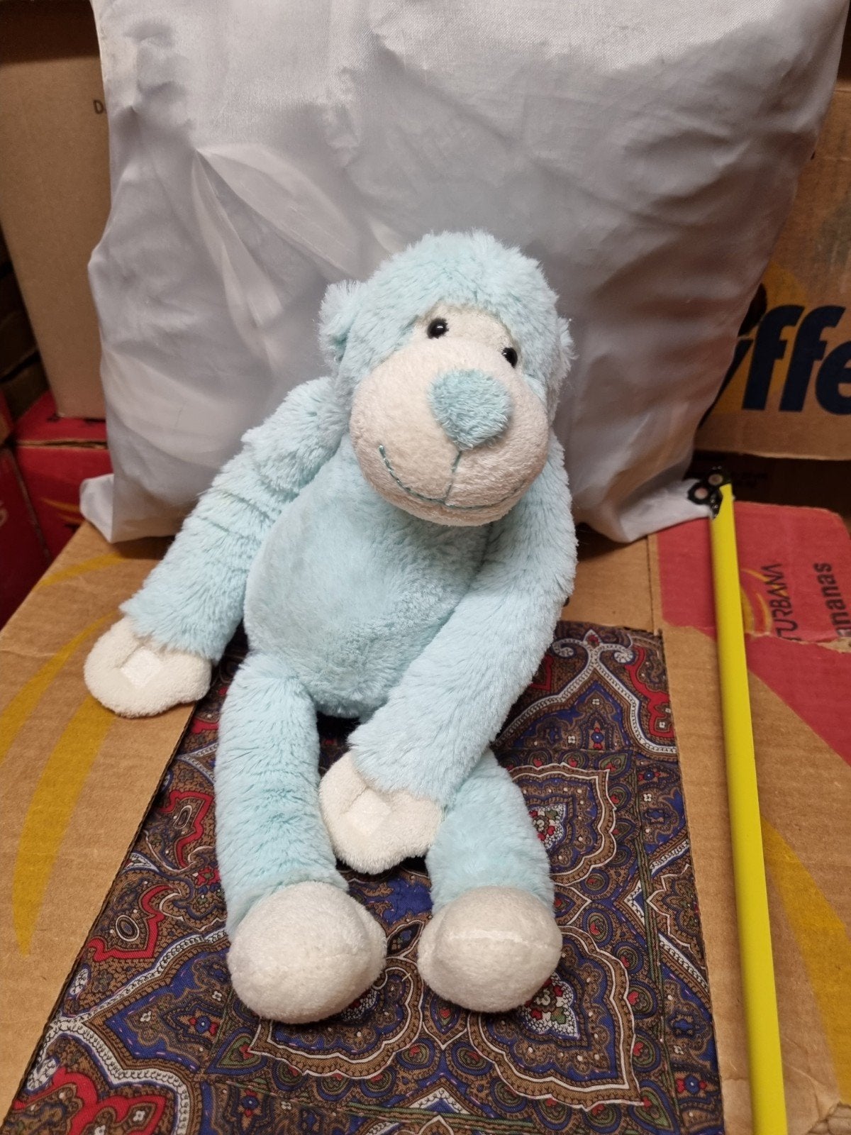 Funnies knuffel aap nr 42, Ophalen of Verzenden, Zo goed als nieuw, Aap