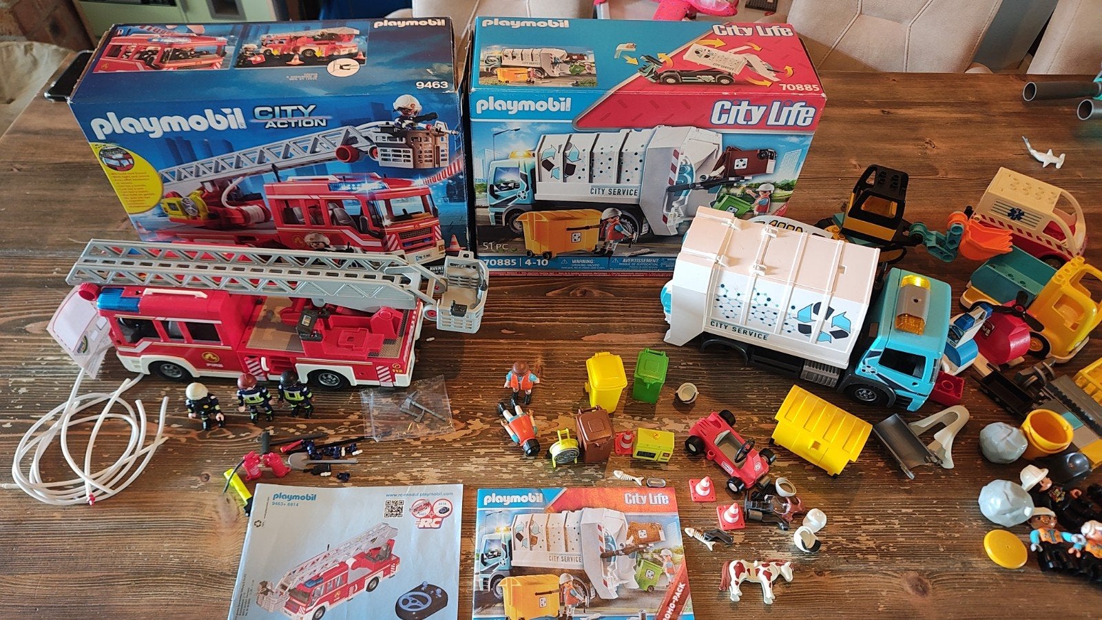 Playmobil 2 sets met extra's en Lego Duplo, Ophalen of Verzenden, Zo goed als nieuw, Jongen of Meisje