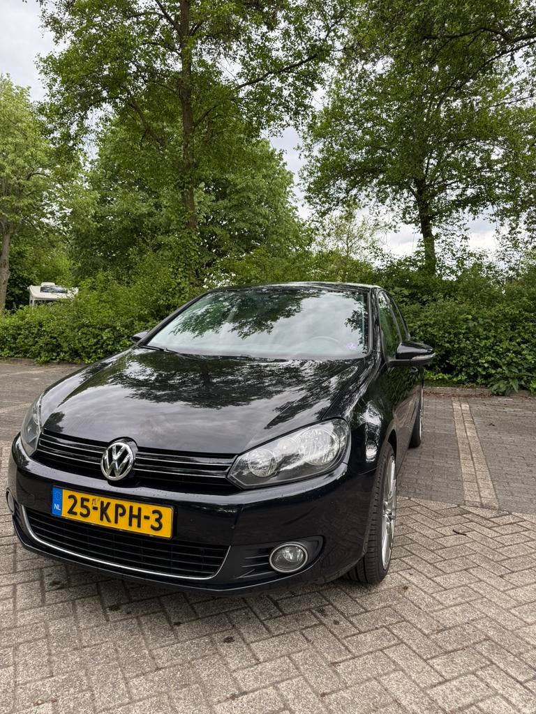 Volkswagen Golf 1.4 TSI 118KW DSG 2010 Zwart, Auto's, 4 cilinders, Leder en Stof, Zwart, Origineel Nederlands