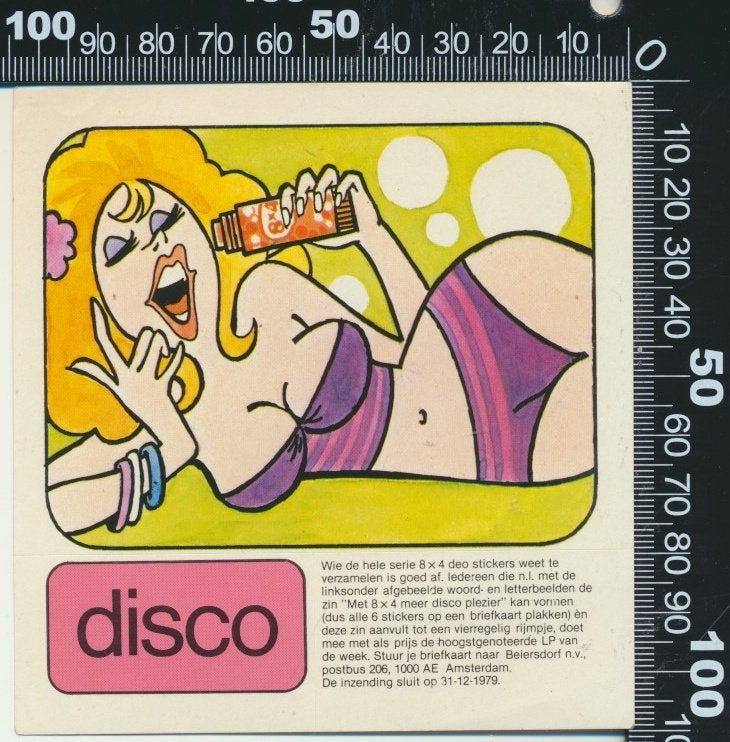 Sticker: 8x4 - Meer disco plezier (4), Verzamelen, Ophalen of Verzenden, Zo goed als nieuw, Bedrijf of Vereniging