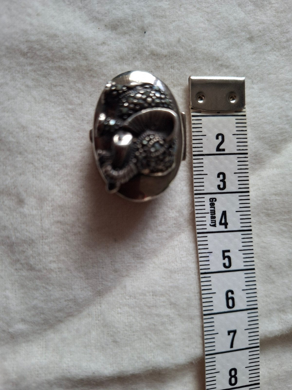 klein zilver doosje olifant, Ophalen of Verzenden, Zo goed als nieuw, Zilver, Overige merken