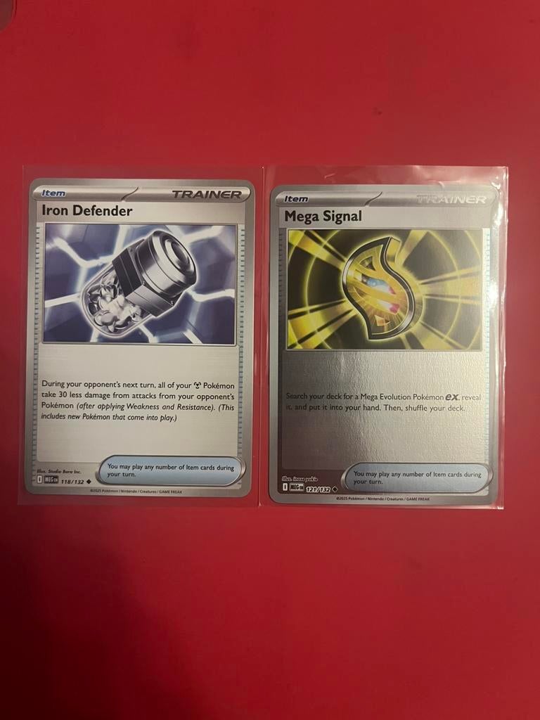 Item cards mega evolution, Ophalen of Verzenden, Zo goed als nieuw