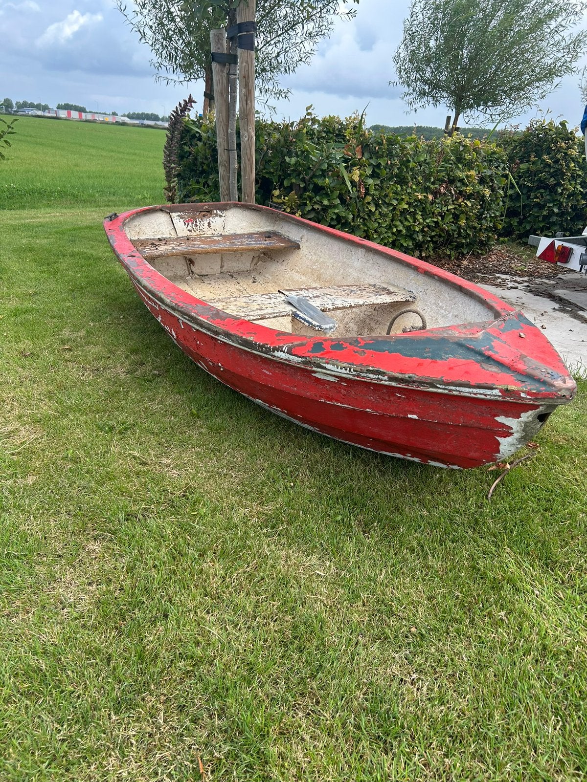 Klein polyster bootje 2,5 meter, Watersport en Boten, Gebruikt, Minder dan 15 m², Overige typen, Ophalen