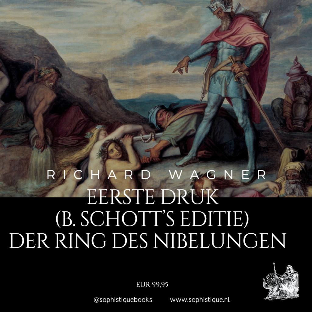 Eerste druk (B. Schott’s editie) Der Ring des Nibelungen, Ophalen of Verzenden, Zo goed als nieuw