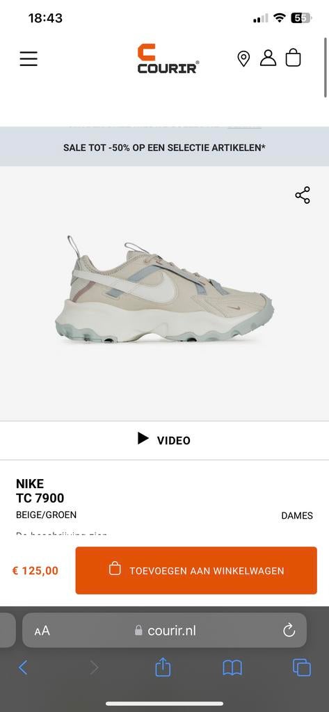 Nike schoenen maat 39, Ophalen of Verzenden, Gedragen, Sneakers of Gympen