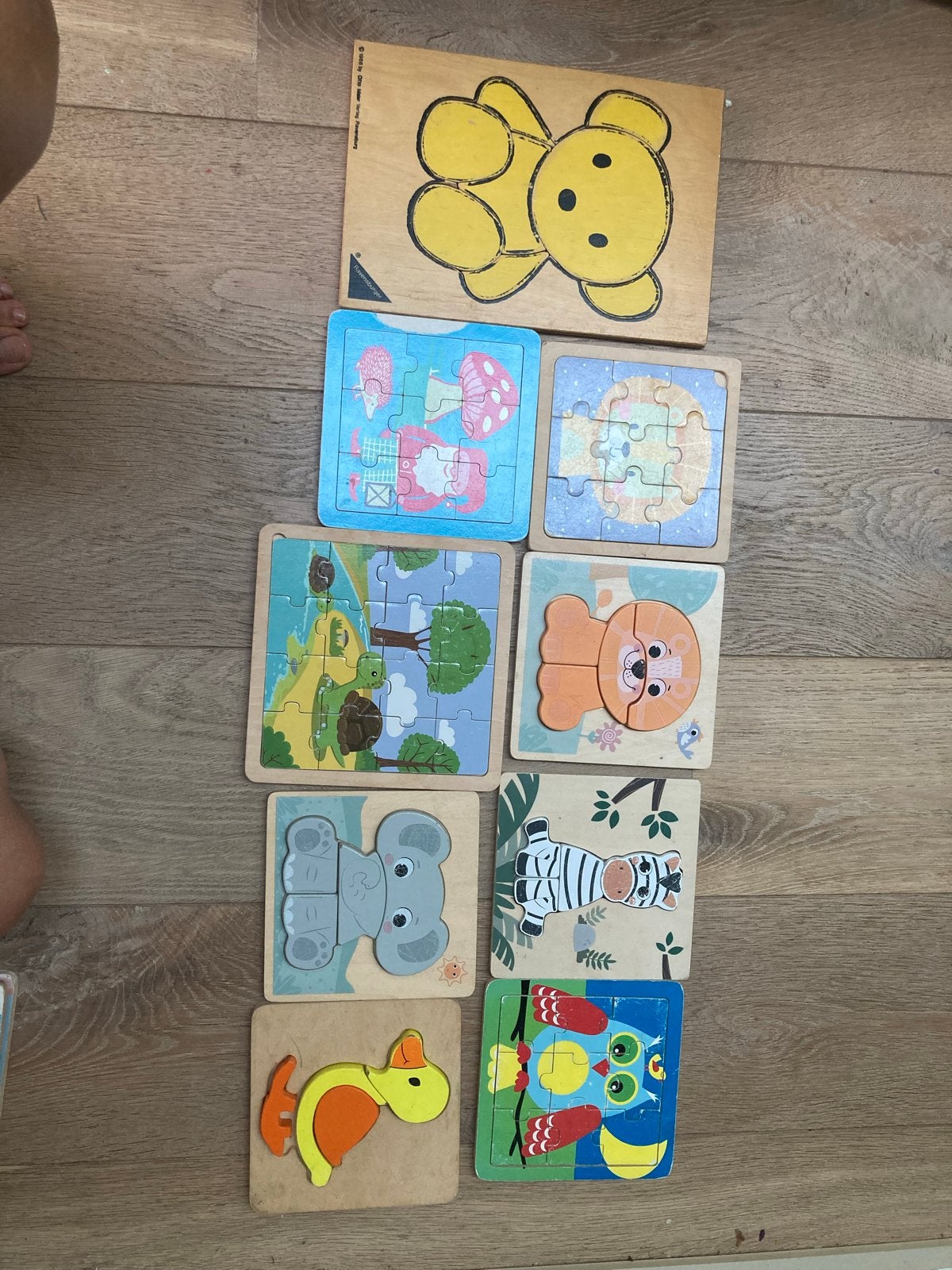 Leuke puzzels voor de allerkleinsten, Ophalen, 2 tot 4 jaar, Gebruikt, Van hout