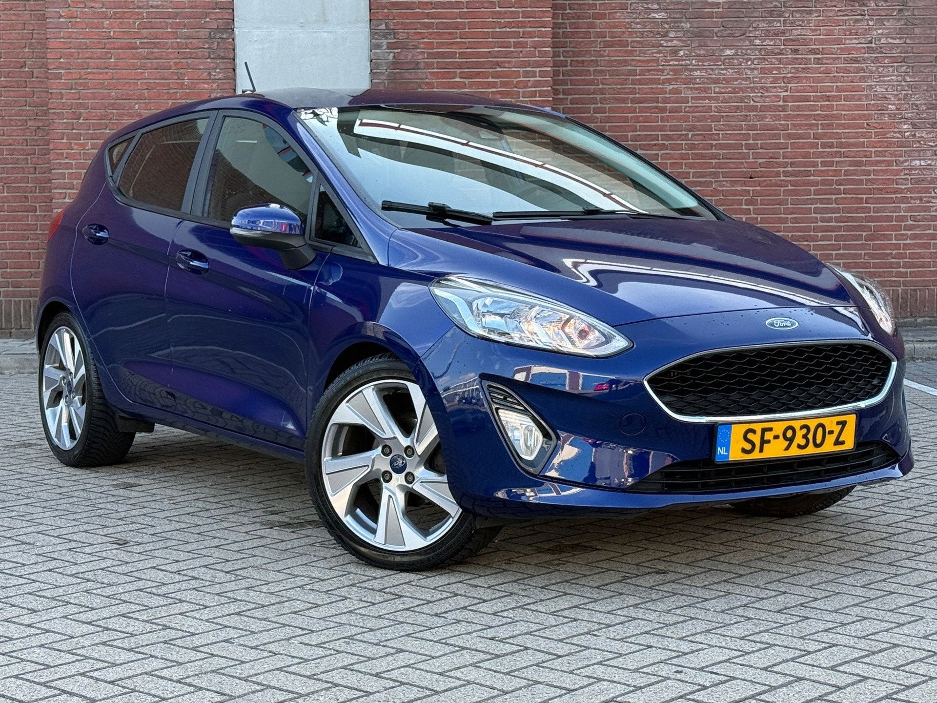 Ford Fiesta 1.0 EcoBoost Titanium|AIRCO|CRUISE|NAVI|TREKHAAK, 1063 kg, Euro 6, 580 kg, Blauw