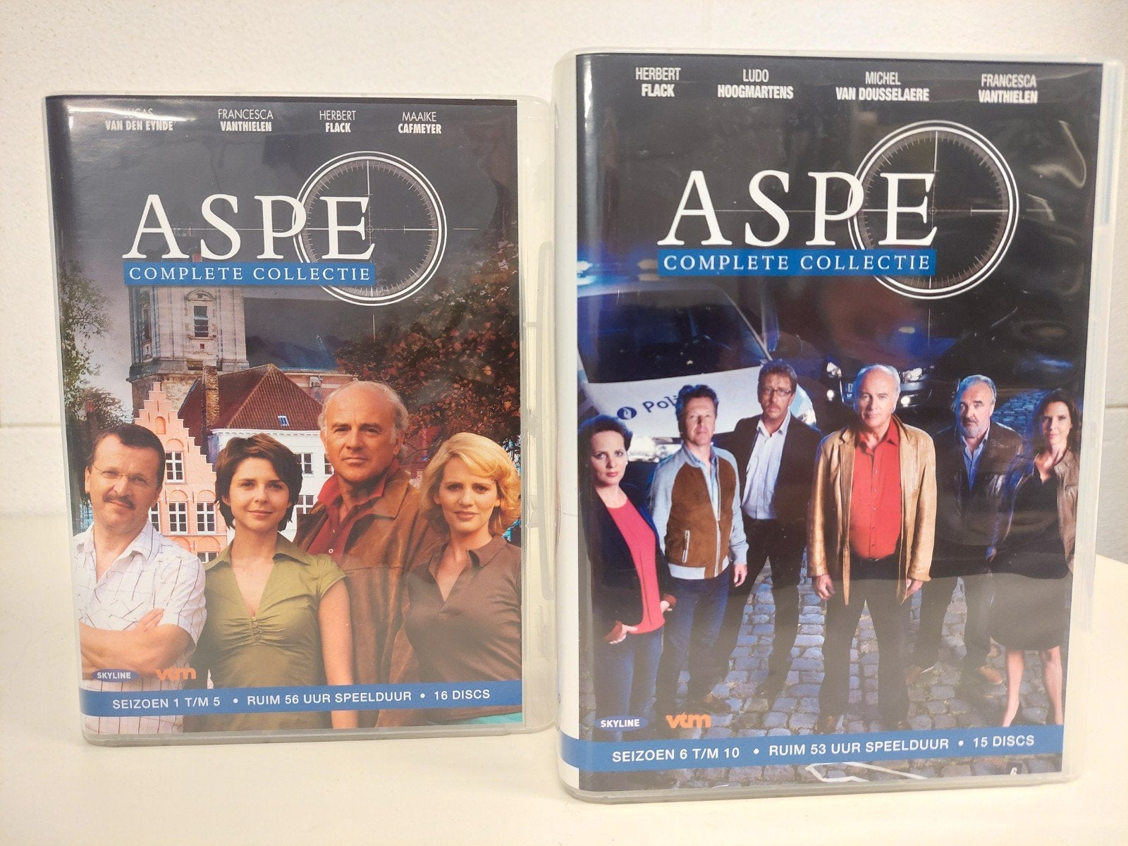 ASPE Complete Collectie DVD Boxen - Seizoen 1 t/m 10, Misdaad, Nederlands, Zo goed als nieuw, Vanaf 12 jaar