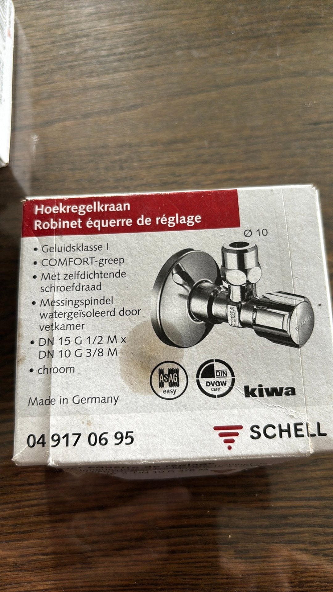 Hoek regelkraan nieuw 2 stuks, Ophalen of Verzenden, Nieuw, Chroom, Douche