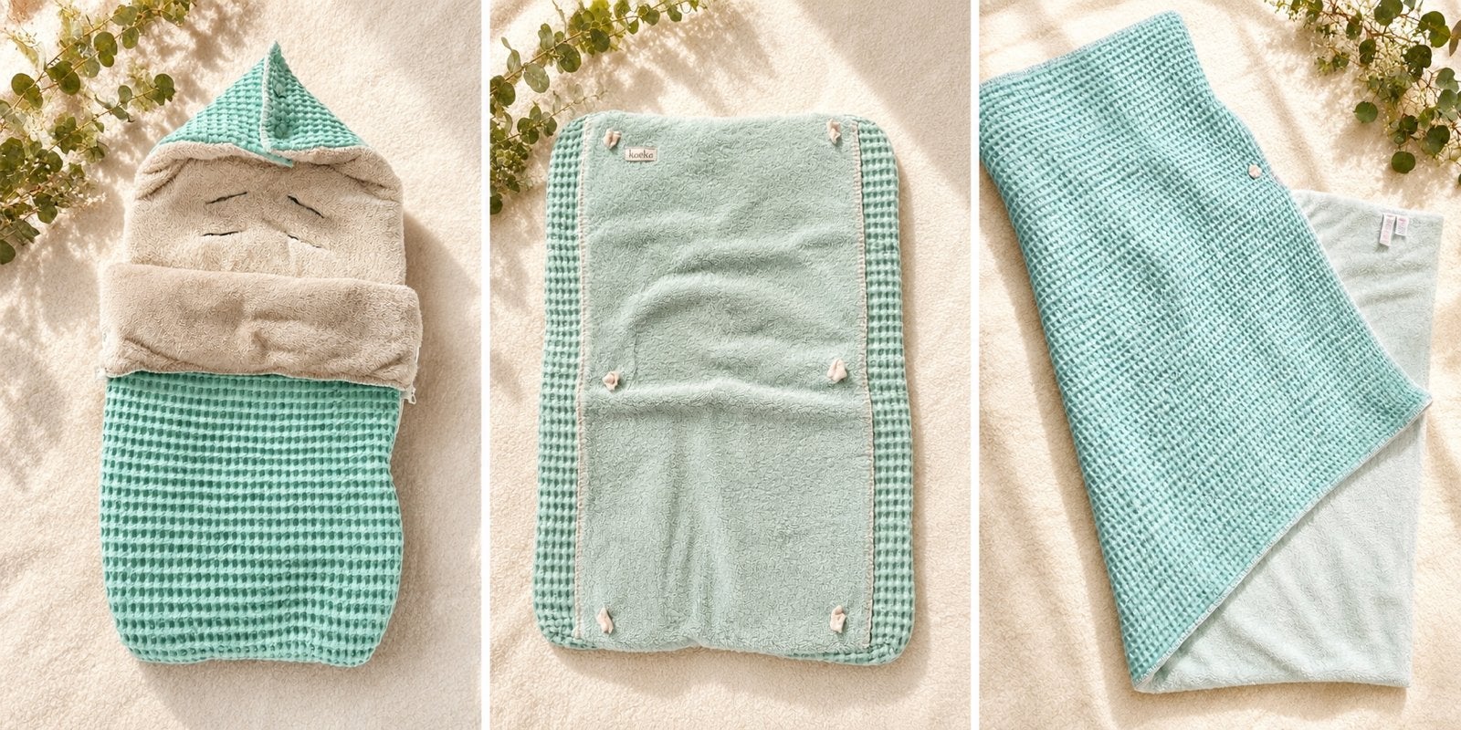 Hele mooie koeka set, Kinderen en Baby's, Dekens, Slaapzakjes en Inbakerproducten, Ophalen, Zo goed als nieuw, 100 cm of meer