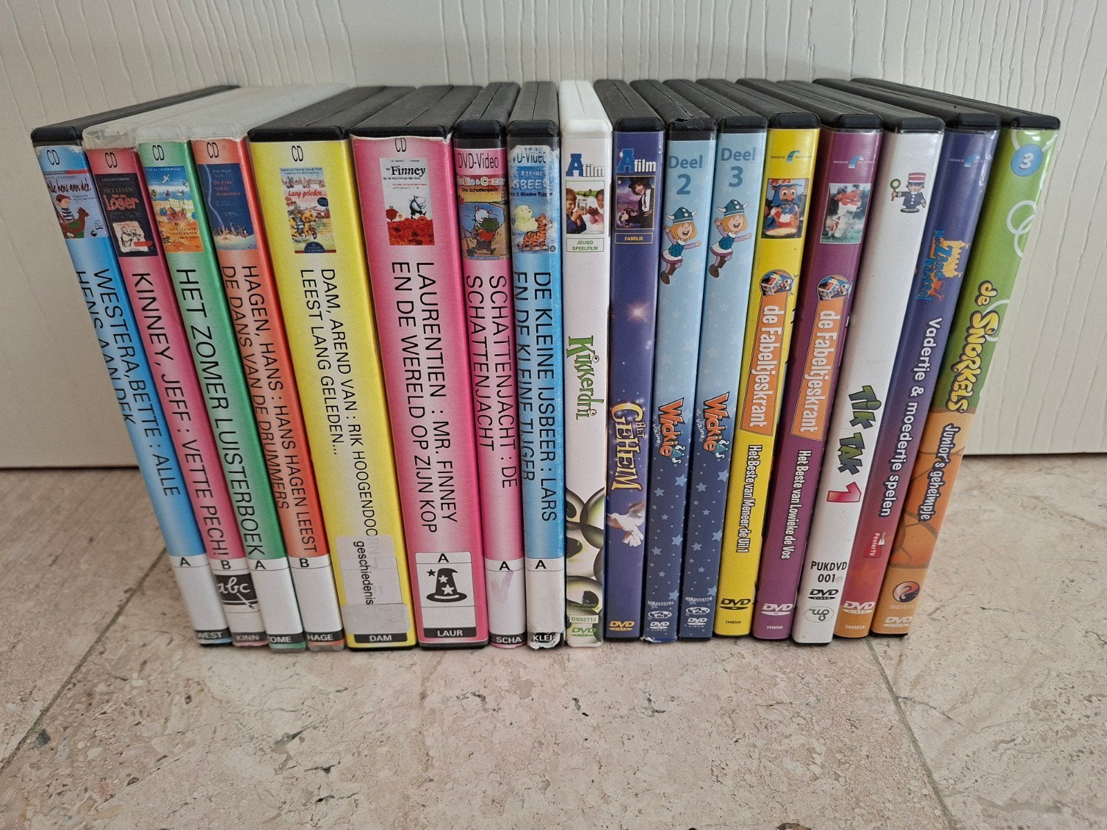 Kinder luisterboeken en films oa Fabeltjeskrant, Wickie, Gebruikt, Alle leeftijden, Familie, Ophalen of Verzenden
