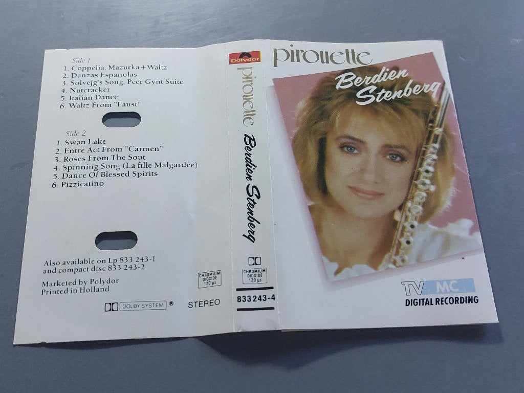 BERDIEN STENBERG - PIROUETTE (MC), Klassiek, 1 bandje, Ophalen of Verzenden, Zo goed als nieuw
