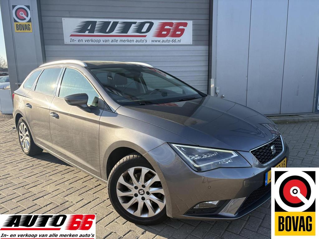 Seat Leon ST 1.6 TDI Style, Auto's, Stof, Gebruikt, Euro 6, 4 cilinders