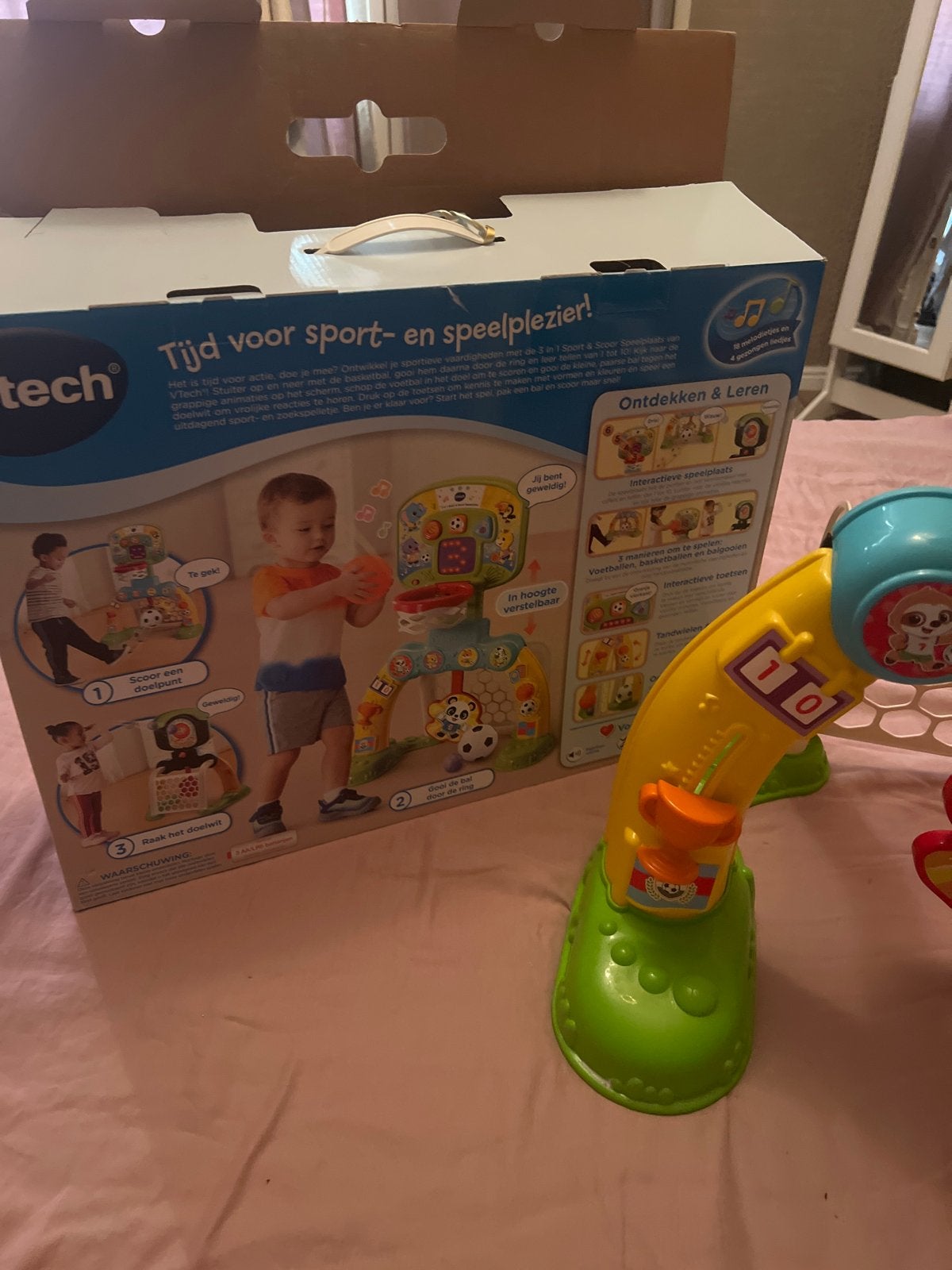 VTech 2-in-1 Sport & Scoor Speelplaats, Ophalen, Zo goed als nieuw, Jongen of Meisje