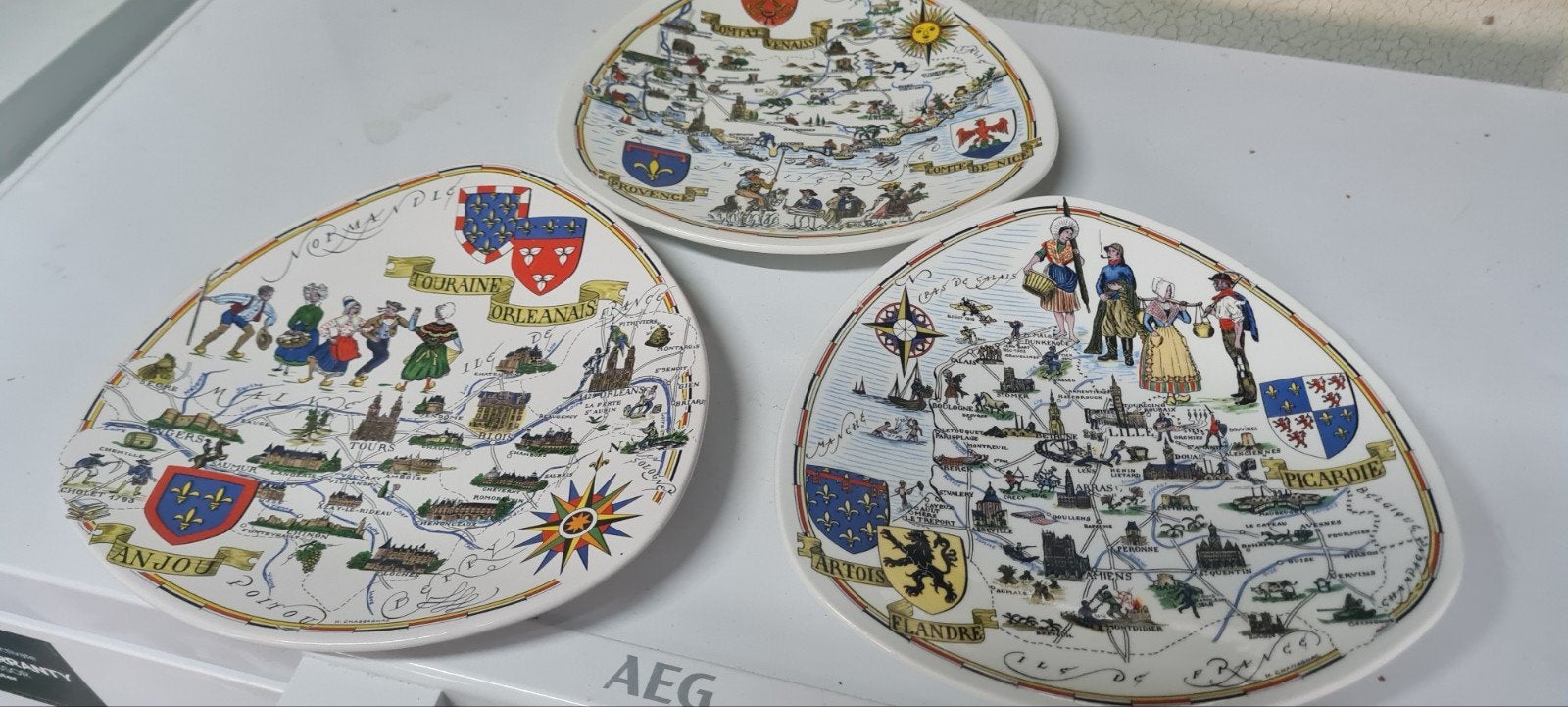 brocante franse borden, Ophalen of Verzenden