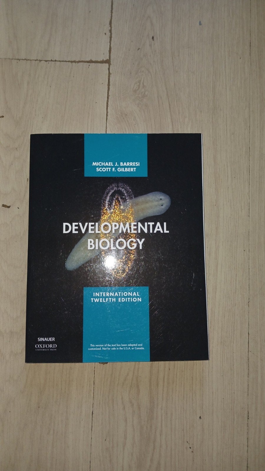 Developmental Biology - International 12th Edition, Boeken, Zo goed als nieuw, Beta, Michael J. Barresi, Scott F. Gilbert, HBO