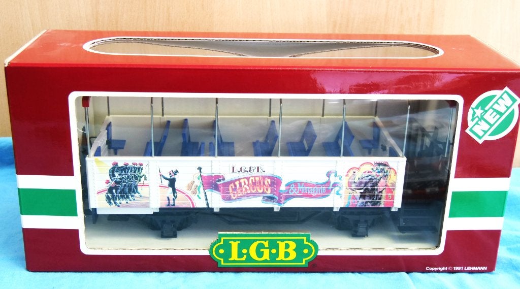 LGB Circus uitzichtwagon, Gelijkstroom, Ophalen of Verzenden, LGB, Analoog