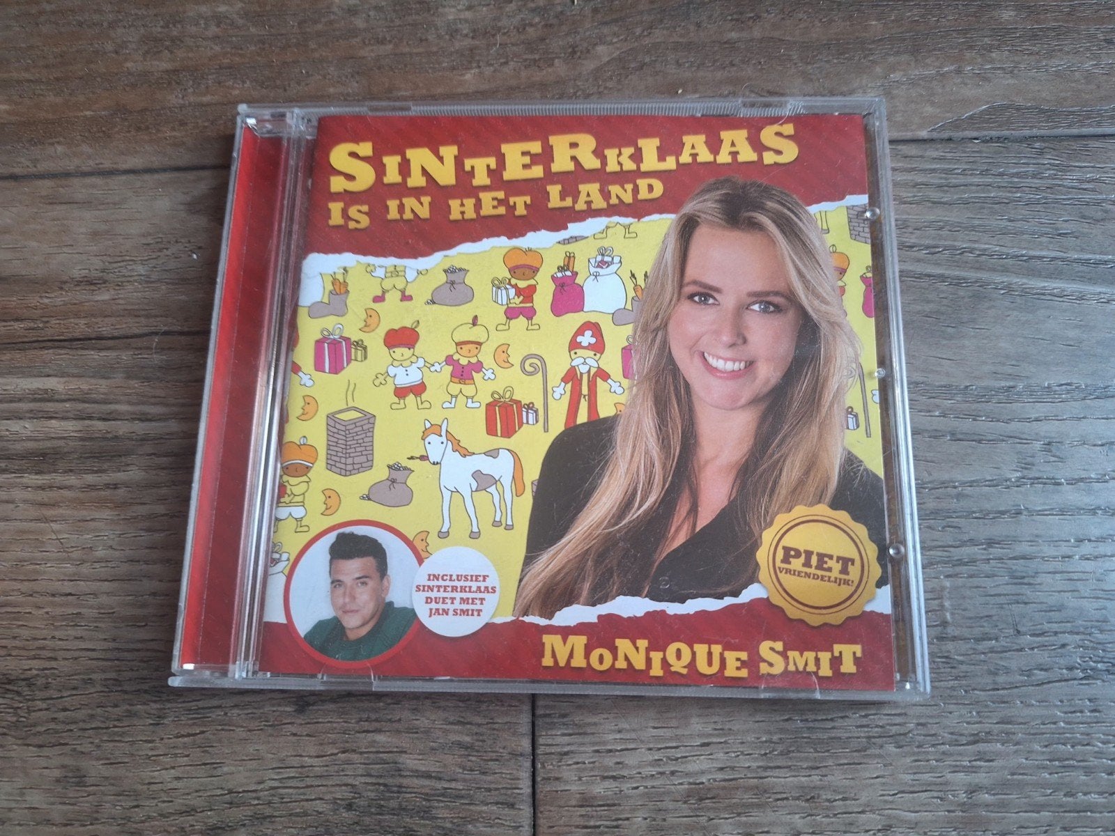 Monique Smit - Sinterklaas is in het land CD, Cd's en Dvd's, Ophalen of Verzenden, Zo goed als nieuw, Sinterklaas, Inclusief doosje