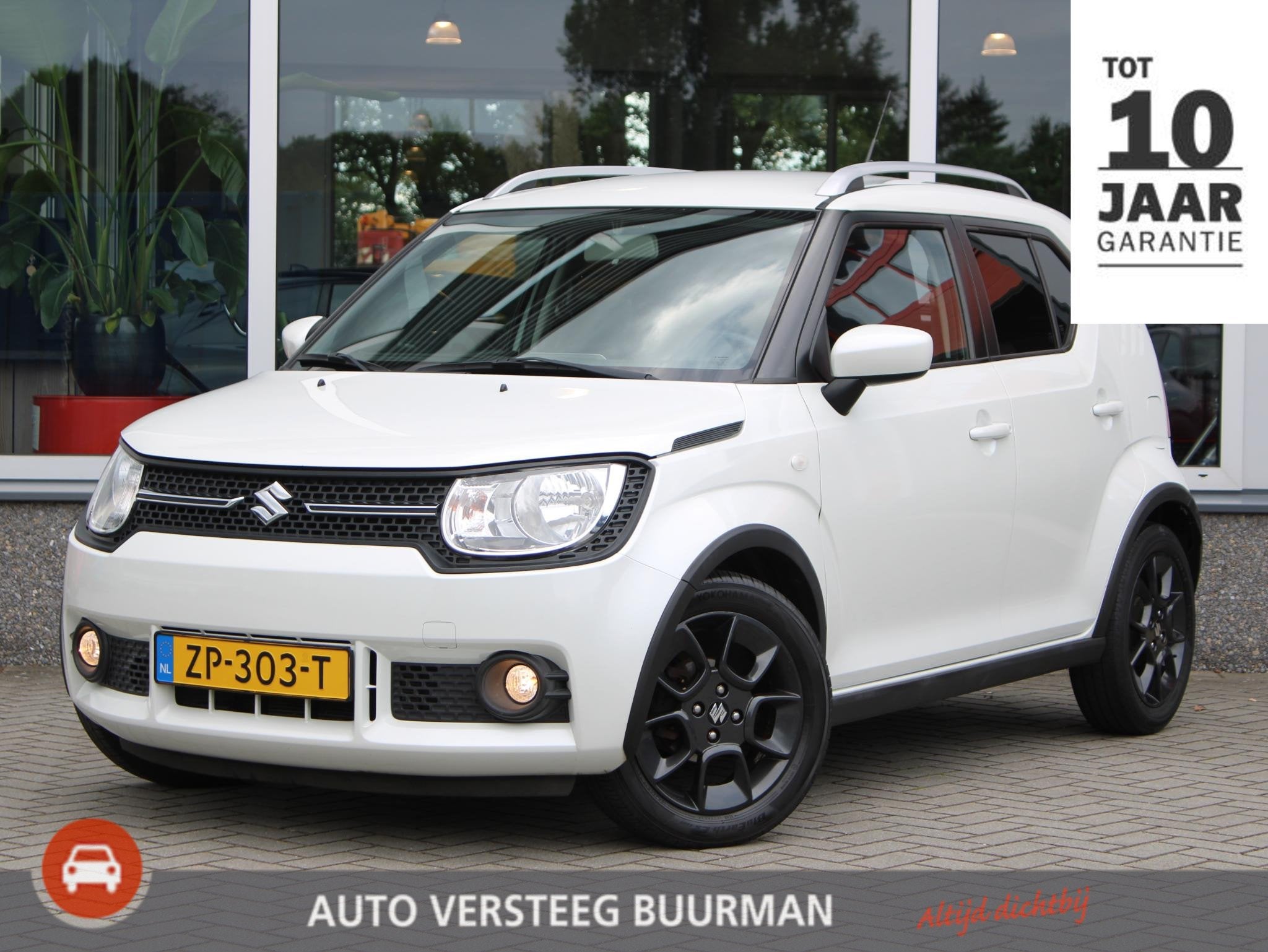 Suzuki Ignis 1.2 Select Carplay/Android Auto, Stoelverwarmin, Auto's, Stof, Gebruikt, 4 cilinders, Wit