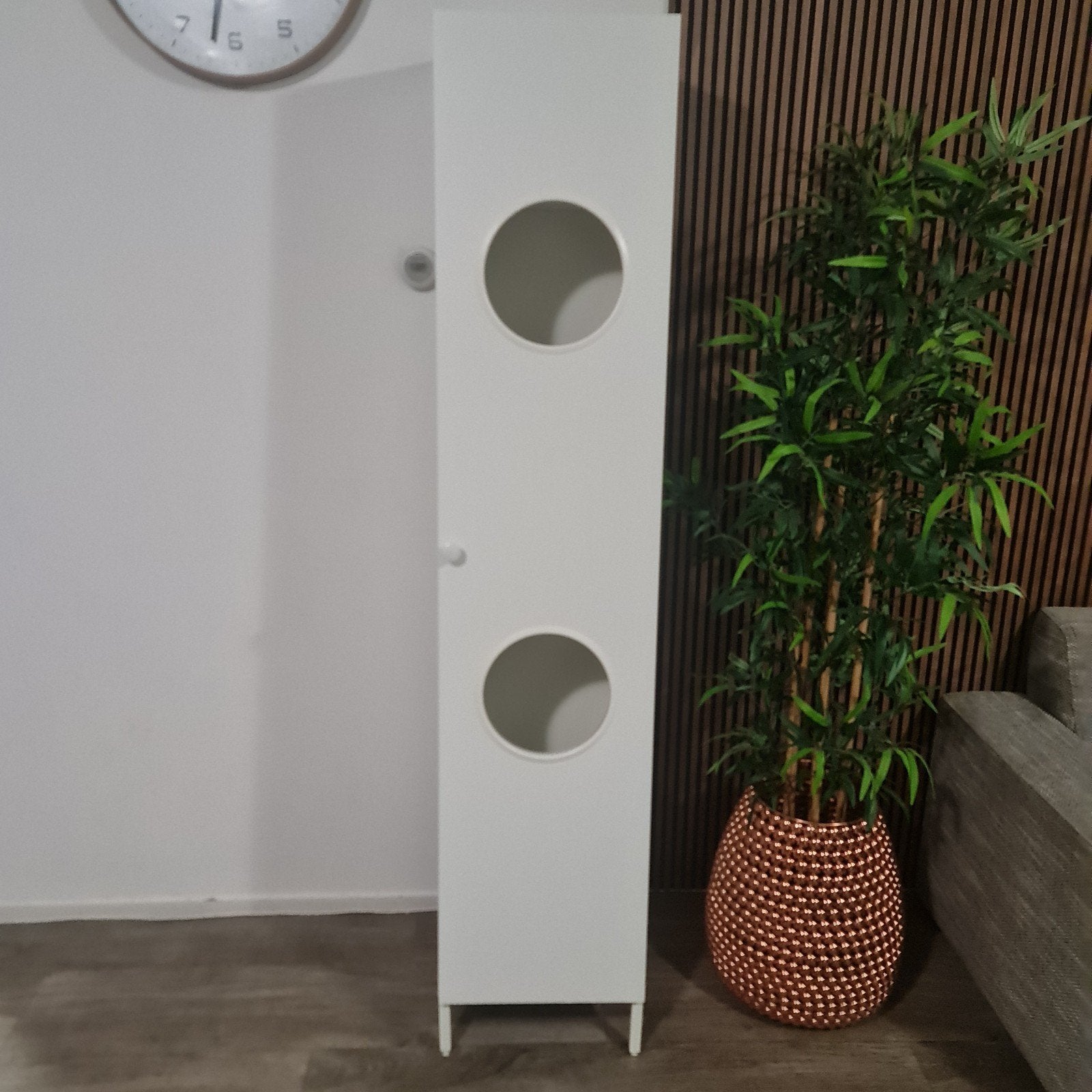 IKEA NYSJÖN Kast voor wasgoed, wit, 40x190 cm, Ophalen