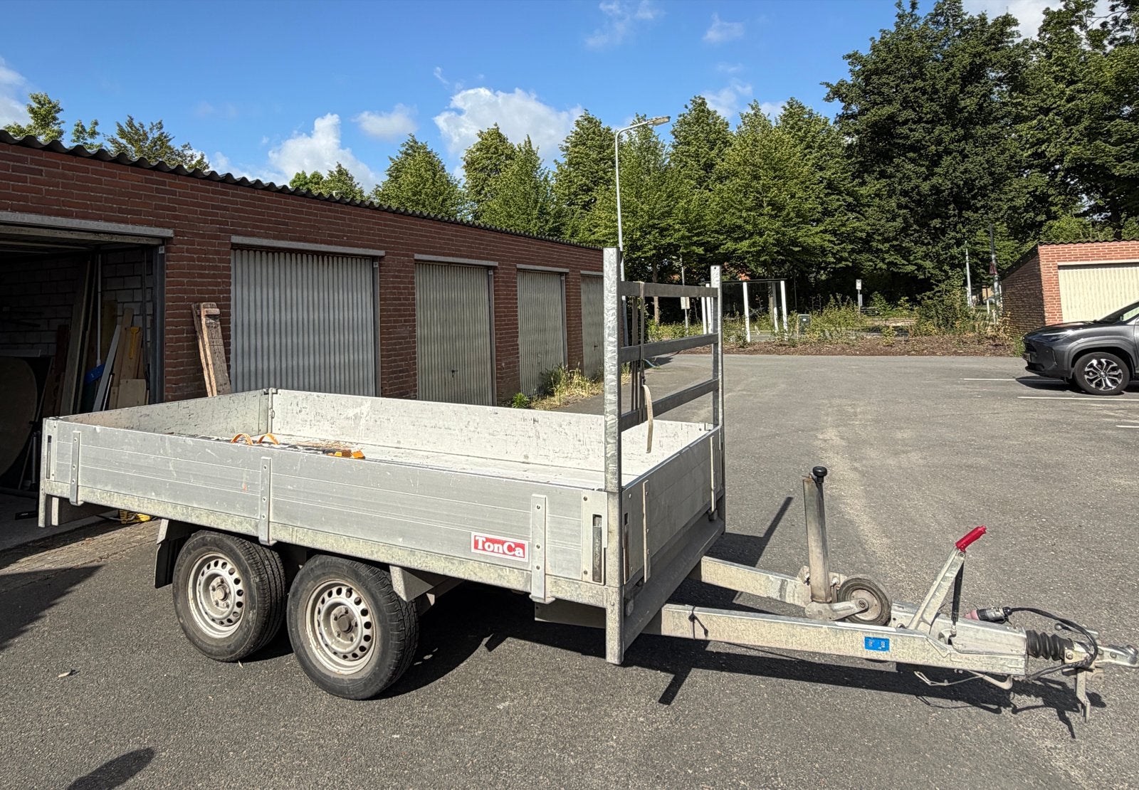 Anssems D20 Plateauwagen - Robuuste Tandemas Aanhanger, Ophalen, Gebruikt