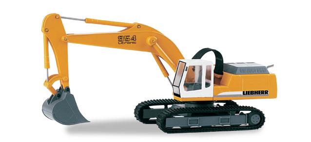 Liebherr Raupenbagger "R954" Herpa, Nieuw, Ophalen of Verzenden, Bus of Vrachtwagen, Herpa