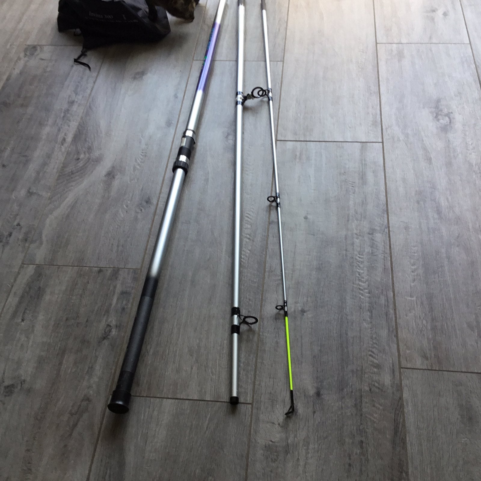 Tenax Tuscan 4.50  Werphengel albatros Vertex 8000FD molen., Watersport en Boten, Hengelsport | Algemeen, Ophalen, Gebruikt, Werphengel