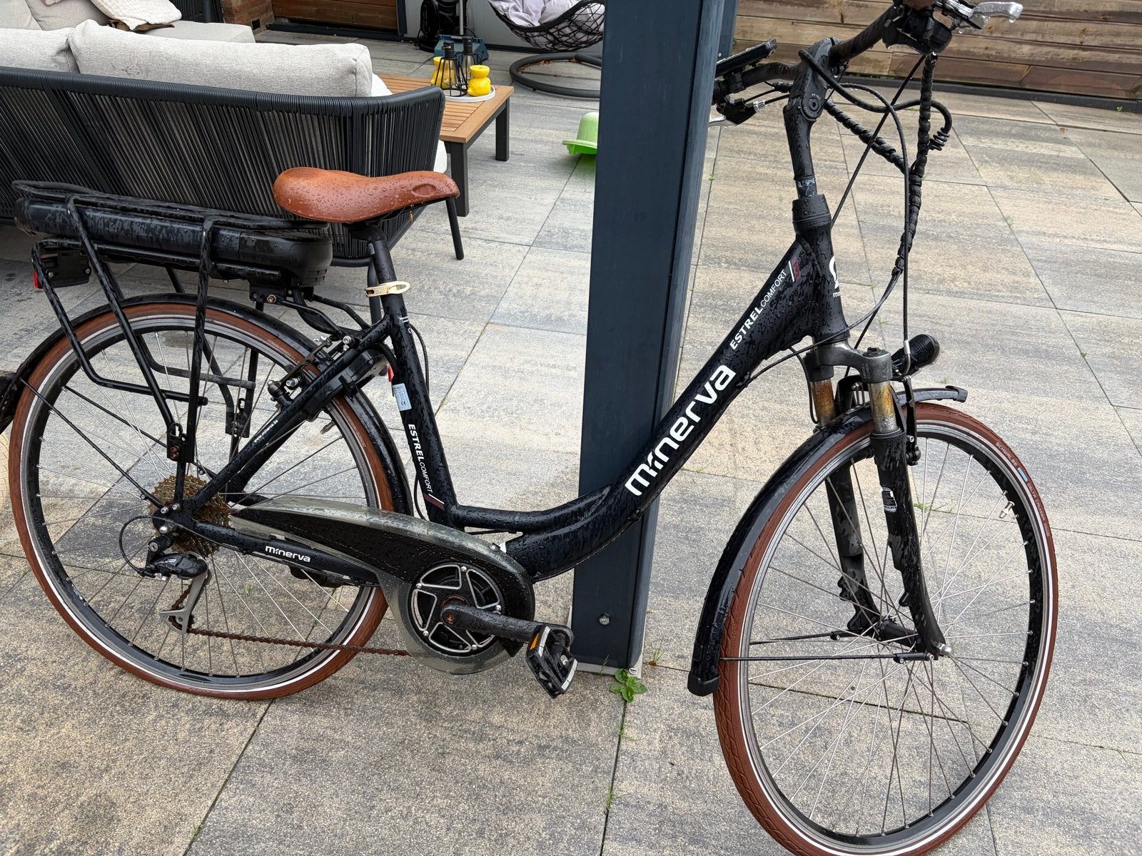 Minerva Estrel Comfort Elektrische Fiets - Gebruikt, Fietsen en Brommers, Gebruikt, 51 tot 55 cm, 30 tot 50 km per accu, Ophalen
