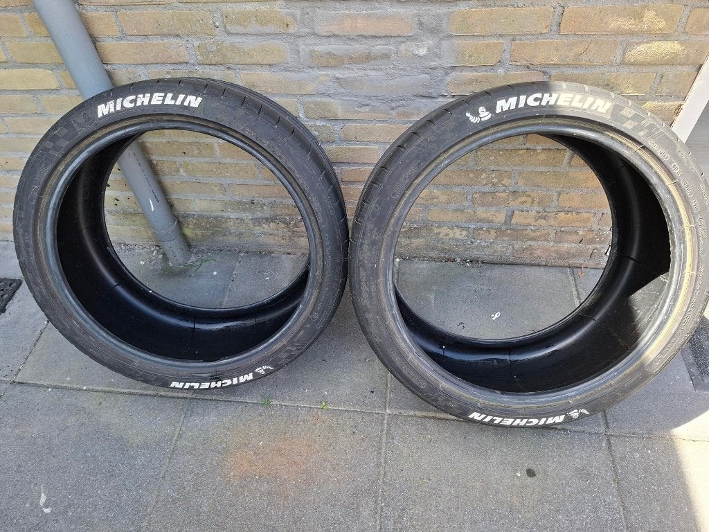 2x Michelin 275-35-20 4mm, Auto-onderdelen, Banden en Velgen, Gebruikt, 275 mm, Ophalen of Verzenden, Band(en)