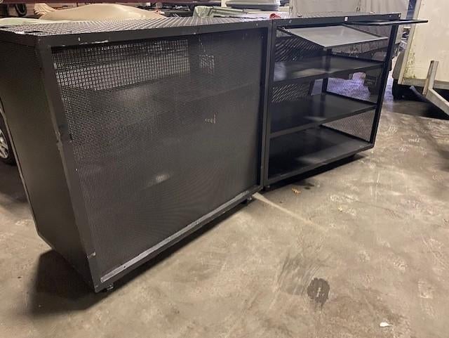 Industriële verrijdbare aluminium kasten, Ophalen, Gebruikt