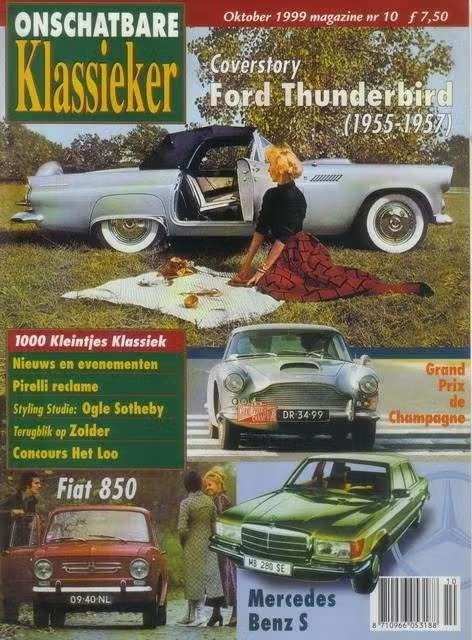 Onschatbare Klassieker 10 1999 Ford Thunderbird (1955-1957), Ophalen of Verzenden, Nieuw, Ford