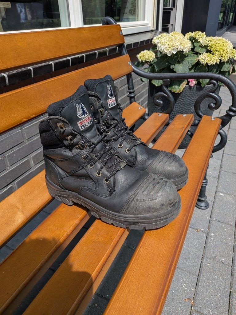 Steel Blue werkschoenen zwart 43, Verzenden, Gebruikt