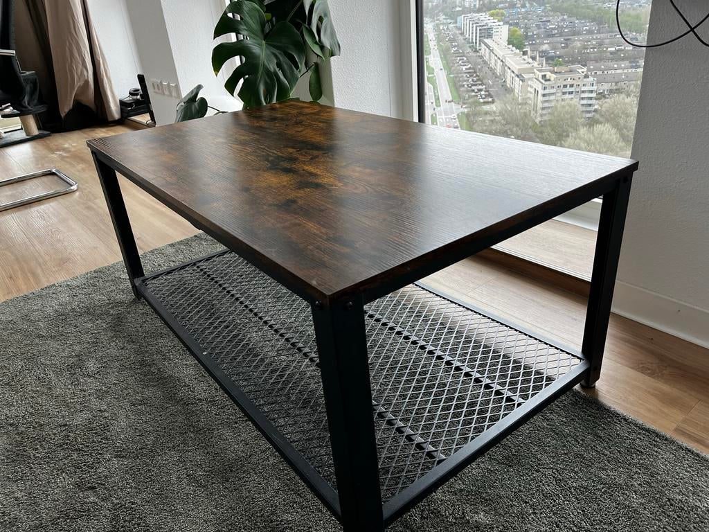 Salontafel, Huis en Inrichting, Tafels | Salontafels, Ophalen, 50 tot 100 cm, 100 tot 150 cm, Zo goed als nieuw