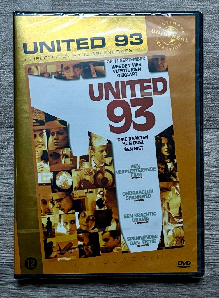 United 93 (DVD) NIEUW/SEALED 911, 2000 tot heden, Engels, Alle leeftijden, Nederlands