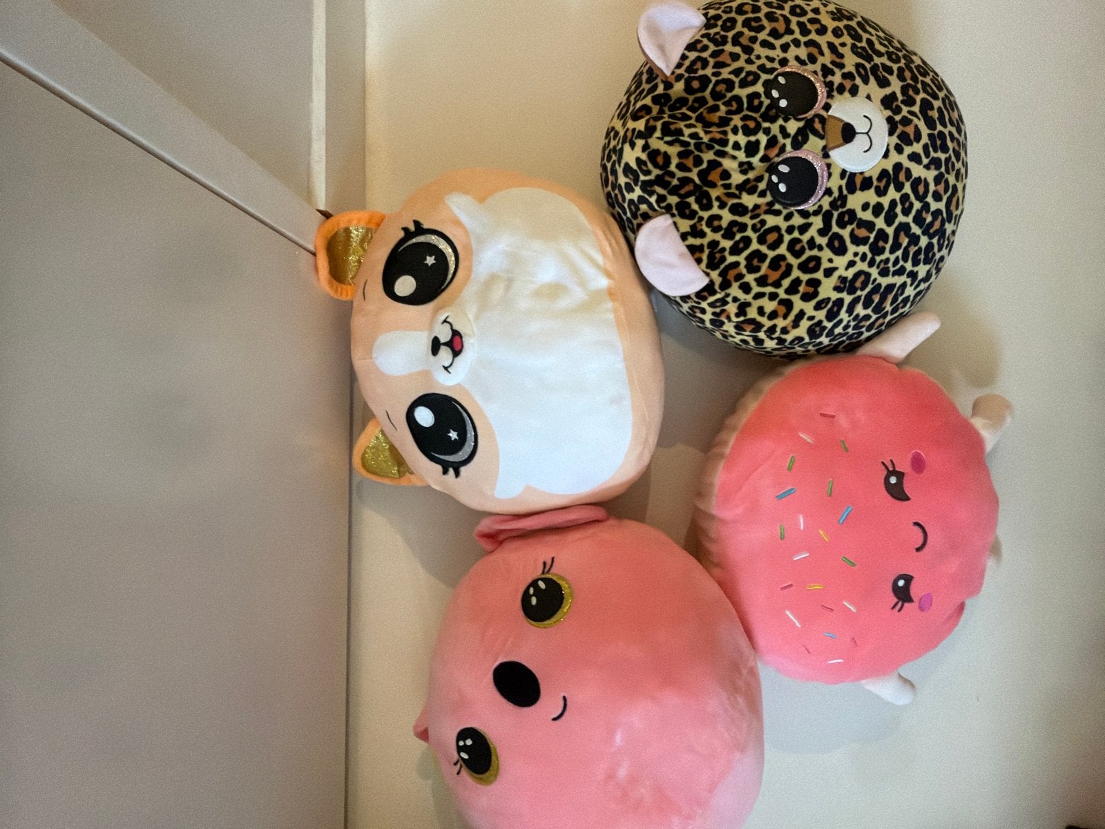 4x Squishmallows Knuffels 35cm- Diverse Dieren en Vormen, Hamster, Ophalen of Verzenden, Zo goed als nieuw, Middelgroot (20 tot 80 cm)