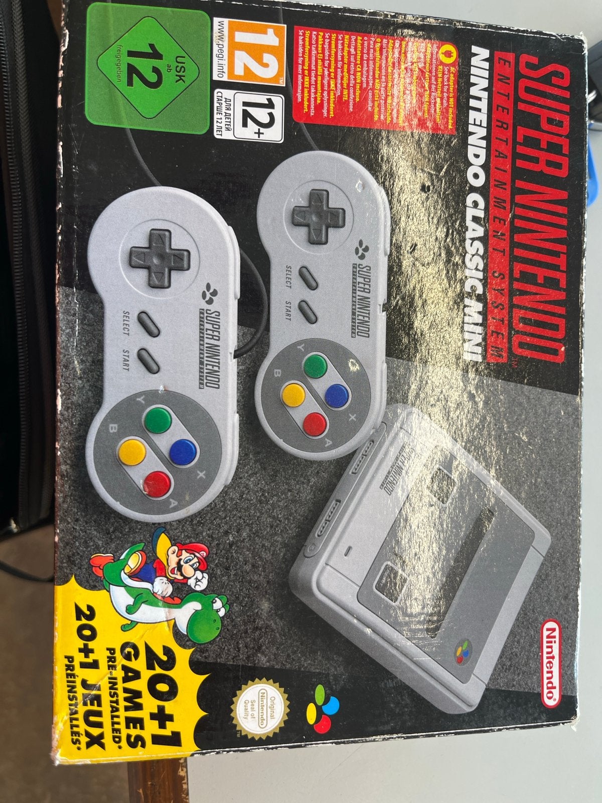 Super Nintendo Classic Mini (20 games, zonder HDMI), Ophalen of Verzenden, Gebruikt, Met 2 controllers, Met games
