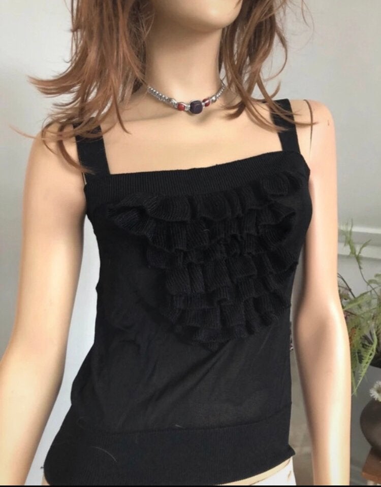 Red Valentino zomer top - maat S, Zwart, Ophalen of Verzenden, Zo goed als nieuw, Maat 36 (S)