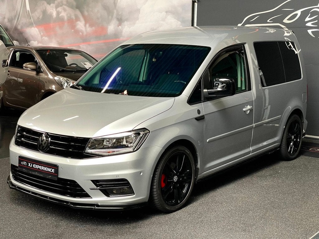 Volkswagen Caddy 2.0 TDI L1H1 180 PK Highline NAVI CARPLAY M, Auto's, Bestelauto's, 1441 kg, Stof, Gebruikt, 4 cilinders
